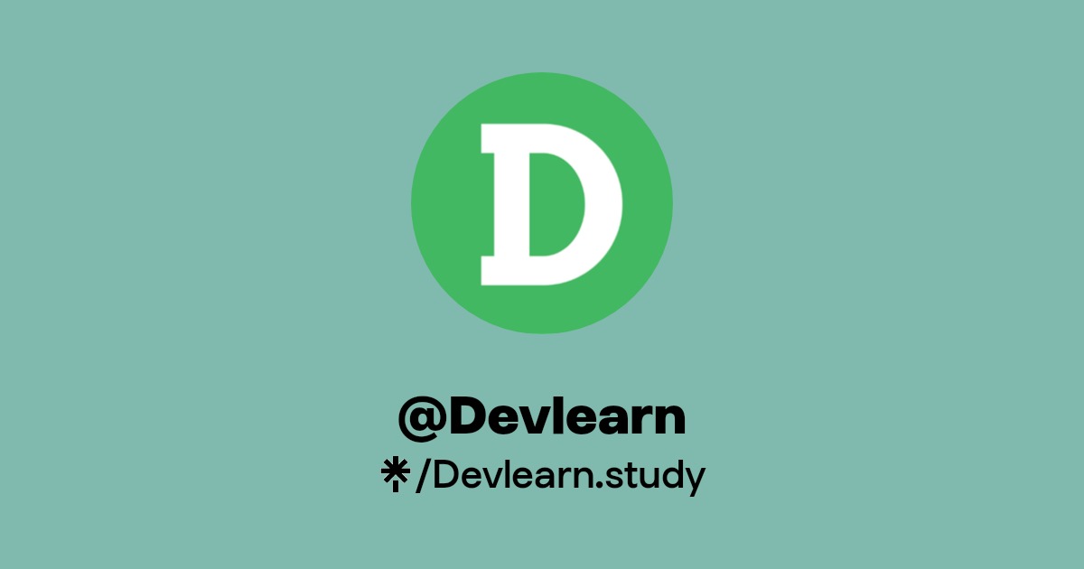 devlearn_com's tweet card. Community of learners!