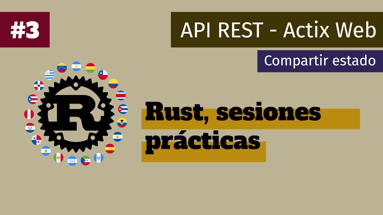 robertohuertasm's tweet card. 03. API REST con Actix Web | Compartir estado | Sesiones prácticas