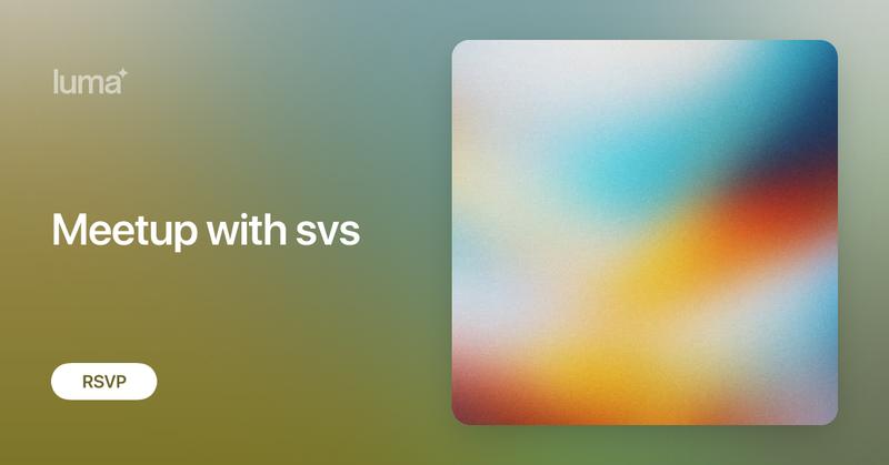 _svs_'s tweet card. Come if you’d like to talk about emacs, your next job or just to meet the loveliest bunch of software engineers and nerd out.