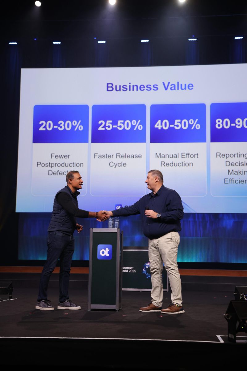 mkchandra's tweet card. Day 2 at #OpenTextWorld 2025 hasn't slowed down for a second! Today's keynote showed just how much innovation is already transforming the way organizations work and how OpenText is empowering them on...