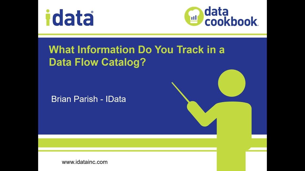 DataCookbook's tweet card. What Information Do You Track in a Data Flow Catalog