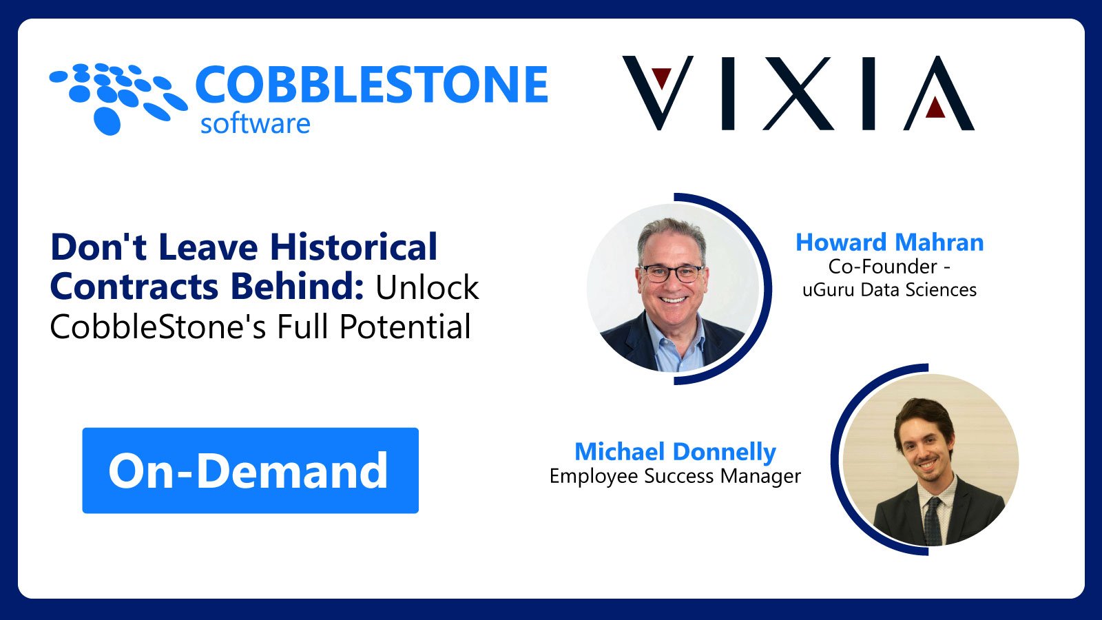 CobbleStoneCM's tweet card. Watch the free webinar to the learn how historical data and extraction services can transform your legal strategy