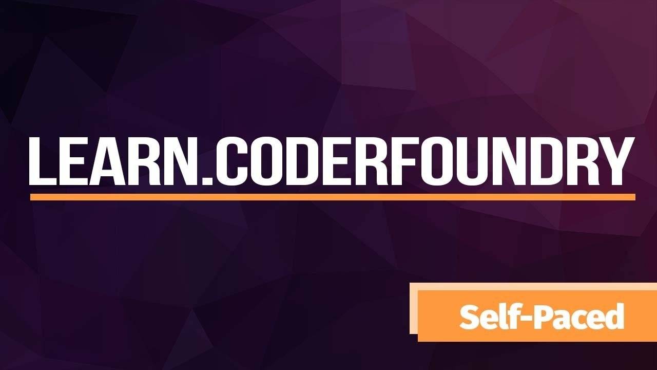 CoderFoundry's tweet card. Learn to code with Coder Foundry. Self-paced or Instructor-led? Front-end, back-end, full-stack? Learn it all or just a little.
