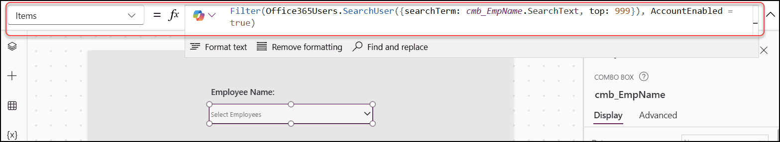 fewlines4biju's tweet card. Learn how to display only Office 365 active users in Power Apps Combo box control. Also, we discussed how to get all the Office 365 users in a Power Apps form Combo box control.