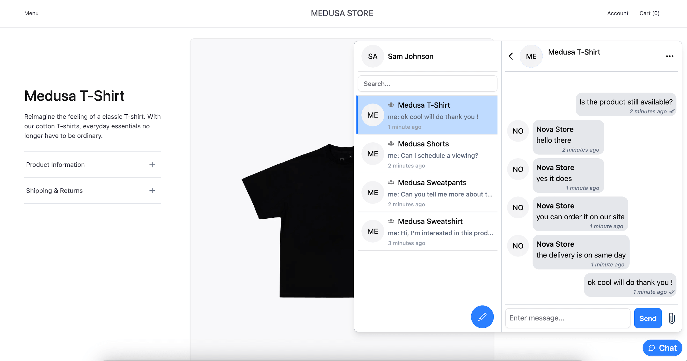 ConnectyCube's tweet card. ConnectyCube Chat Widget now on Medusa.js Commerce Platform. Easily add real-time chat to your Medusa.js storefront with the ConnectyCube Chat Widget Plugin and enable live support and buyer-seller...