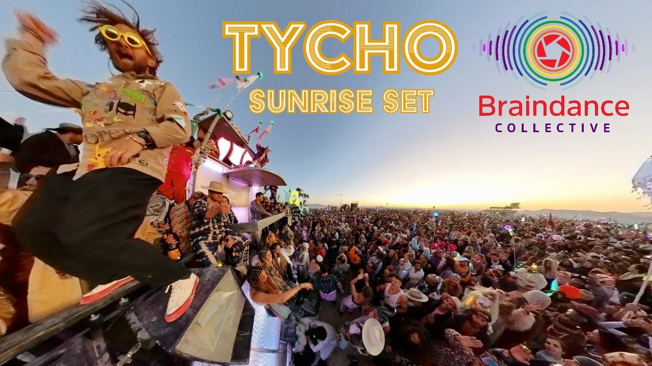 mattangriffel's tweet card. (VR360 Braindance) Tycho Sunrise Set at Burning Man 2023