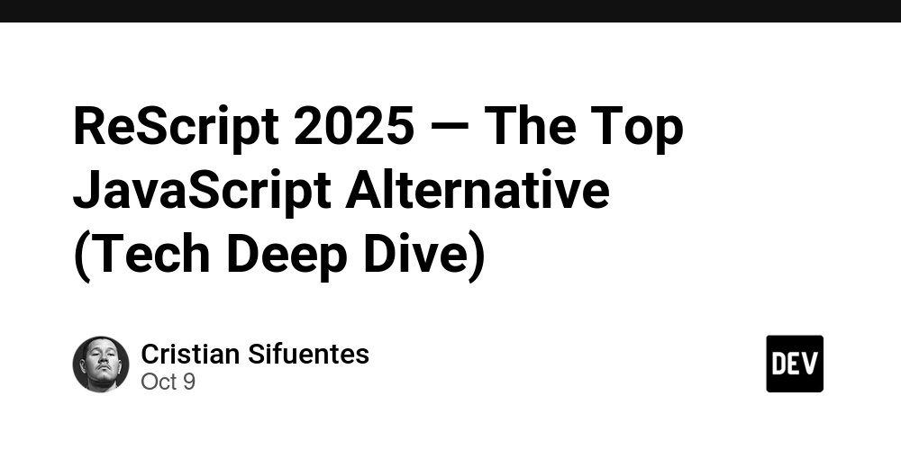 TSTrendss's tweet card. TL;DR — ReScript gives you a sound nominal type system, lightning‑fast compiles (native OCaml backend), ergonomic ADTs + pattern matching, data‑first stdlib with pipes, and first‑class React suppor...