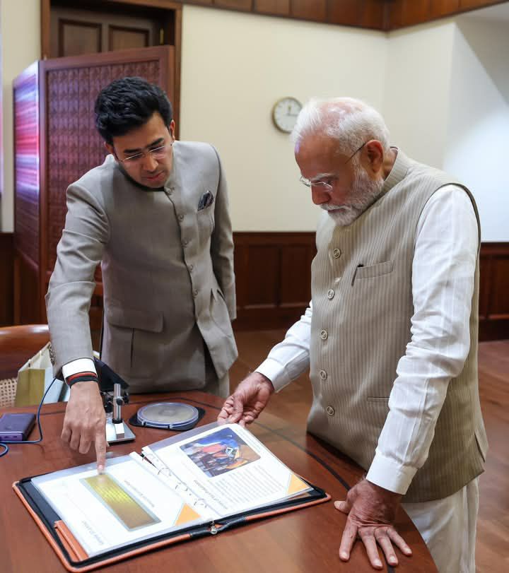 tulusamachara's tweet card. Last updated on March 29th, 2025 at 02:49 pmಇಂಚಿಪ ಮದಿಮೆ ಆಯಿನ ಲೋಕಸಭಾ ಸದಸ್ಯೆ ತೇಜಸ್ವಿ ಸೂರ್ಯೆ ಮೇರ್ ಬೊಡೆದಿ ಶಿವಶ್ರೀ ಮೆರೆನ ಒಟ್ಟುಗು ಭಾರತೊದ ಪ್ರಧಾನಿ ನರೇಂದ್ರ ಮೋದಿಯೆರೆನ್ ತಿಕ್ಕೆರ ಪೋದಿತ್ತೆರ್. ಪೋಪಿನ ಪೊರ್ತುಡು...