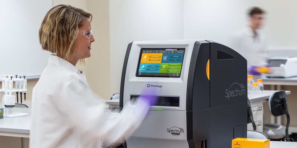 promega's tweet card. Discover Sanger sequencing and fragment analysis with the Spectrum Compact CE system, a benchtop capillary electrophoresis instrument.