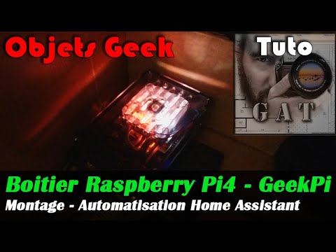 Sylarchi's tweet card. RASPBERRY Pi 4 - Montage boîtier métal GeekPi - Automatisation...