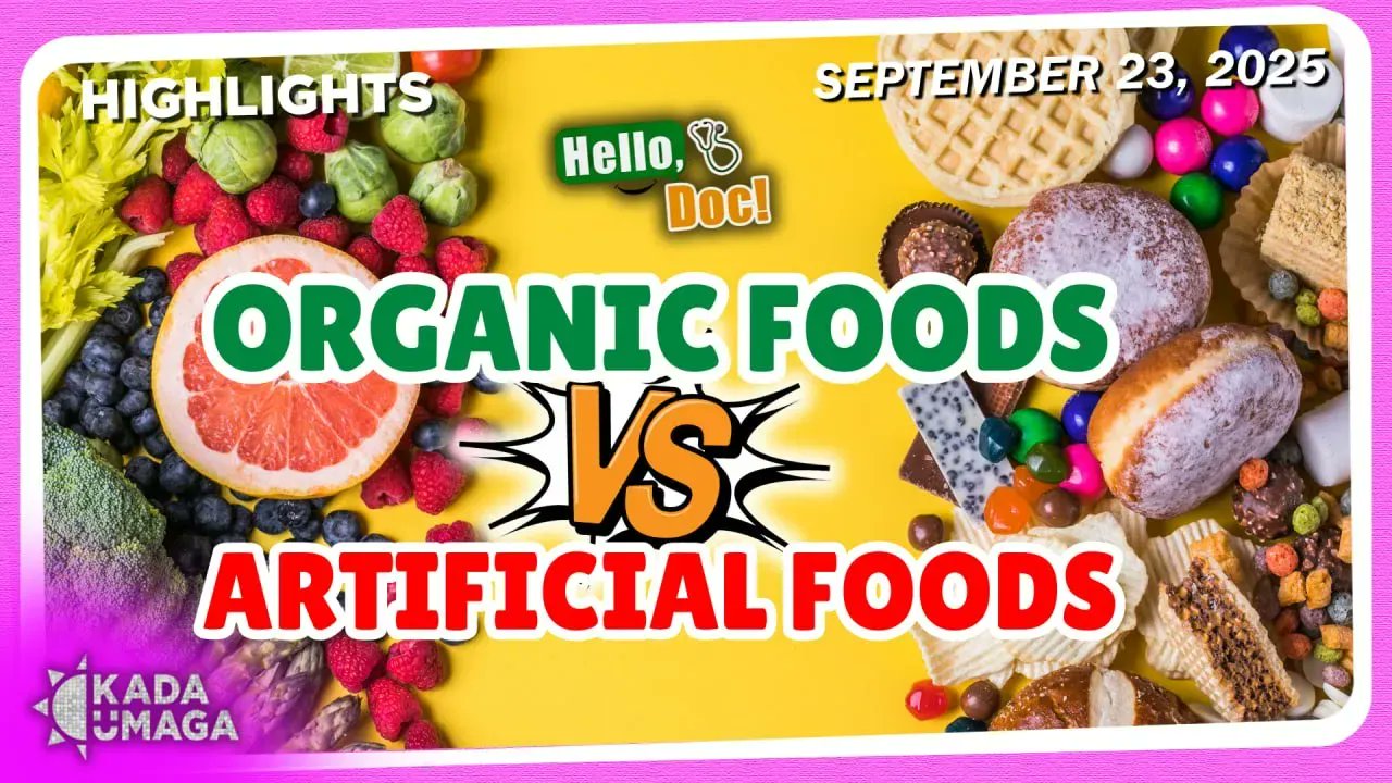 NET25TV's tweet card. Paano malalaman kung Organic o Artificial foods ang kinakain mo?