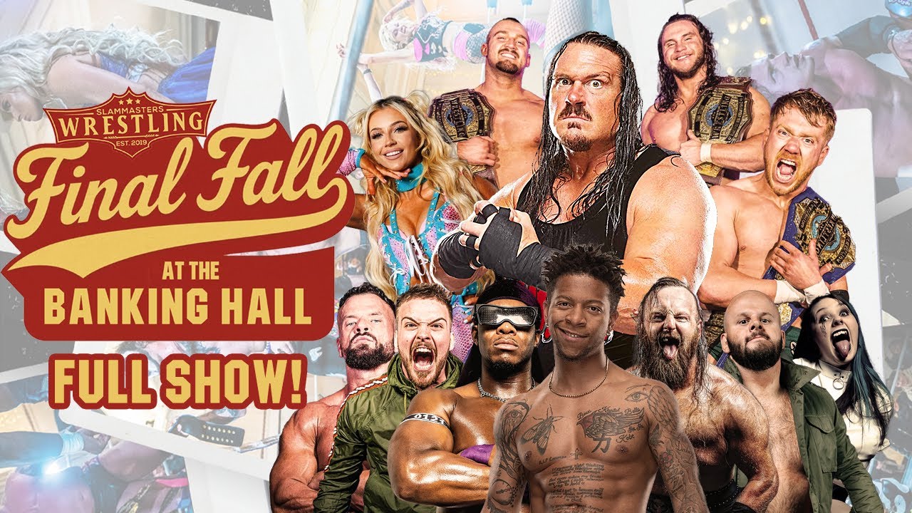 BlazexInferno's tweet card. FULL SHOW: Slammasters Wrestling: Final Fall. Ft. Rhino, Lio Rush,...
