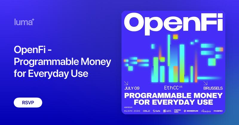 idOS_network's tweet card. What to expect? Join us for the OpenFi event in Brussels during EthCC24 and get to know the pioneers building the OpenFi infrastructure and setting up the…