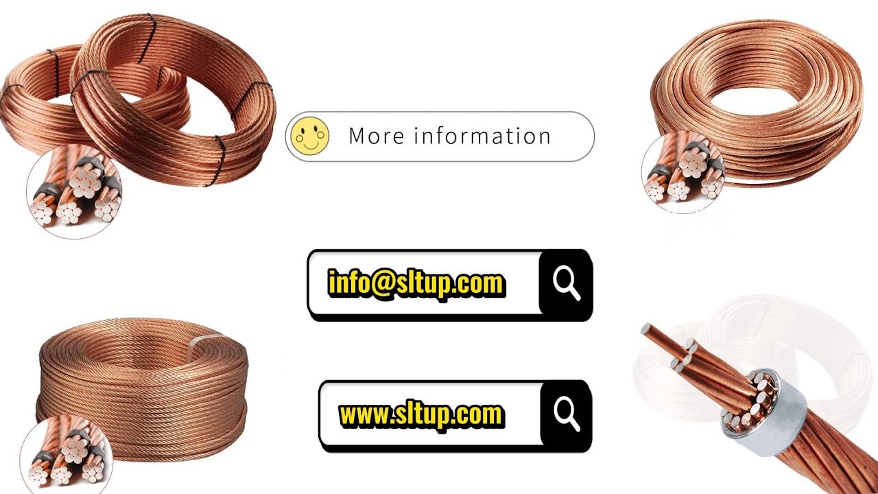 Sunlightweld's tweet card. Copper Clad Steel Strand Wire Conductors for Grounding 20%-40%...