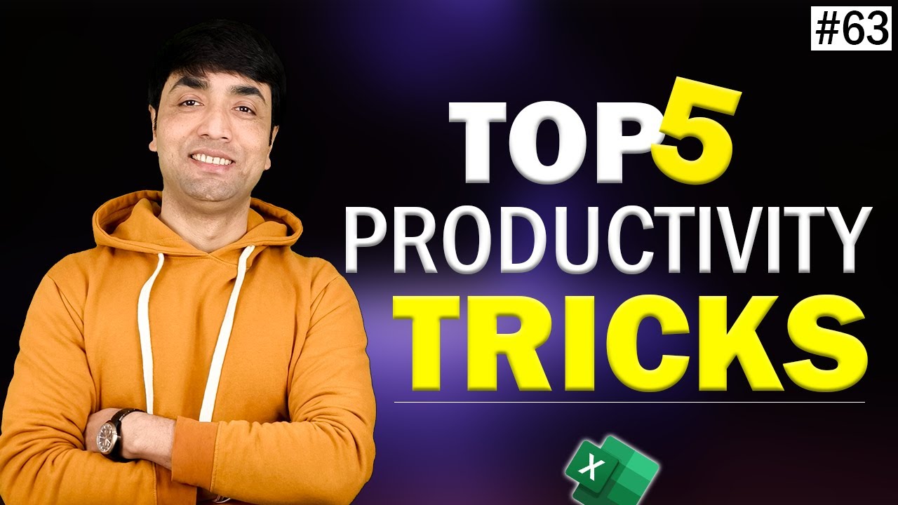 innozant4's tweet card. Top 5 Excel Productivity Tricks | Wildcard , Lookup & PivotTable...