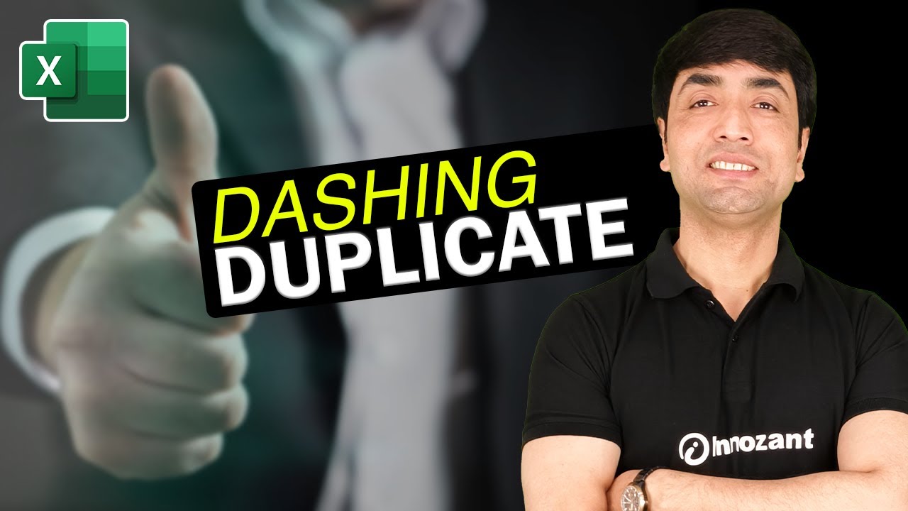 innozant4's tweet card. Excel Dashing Duplicate Part -1 | Top 3 Duplicate Examples in Excel