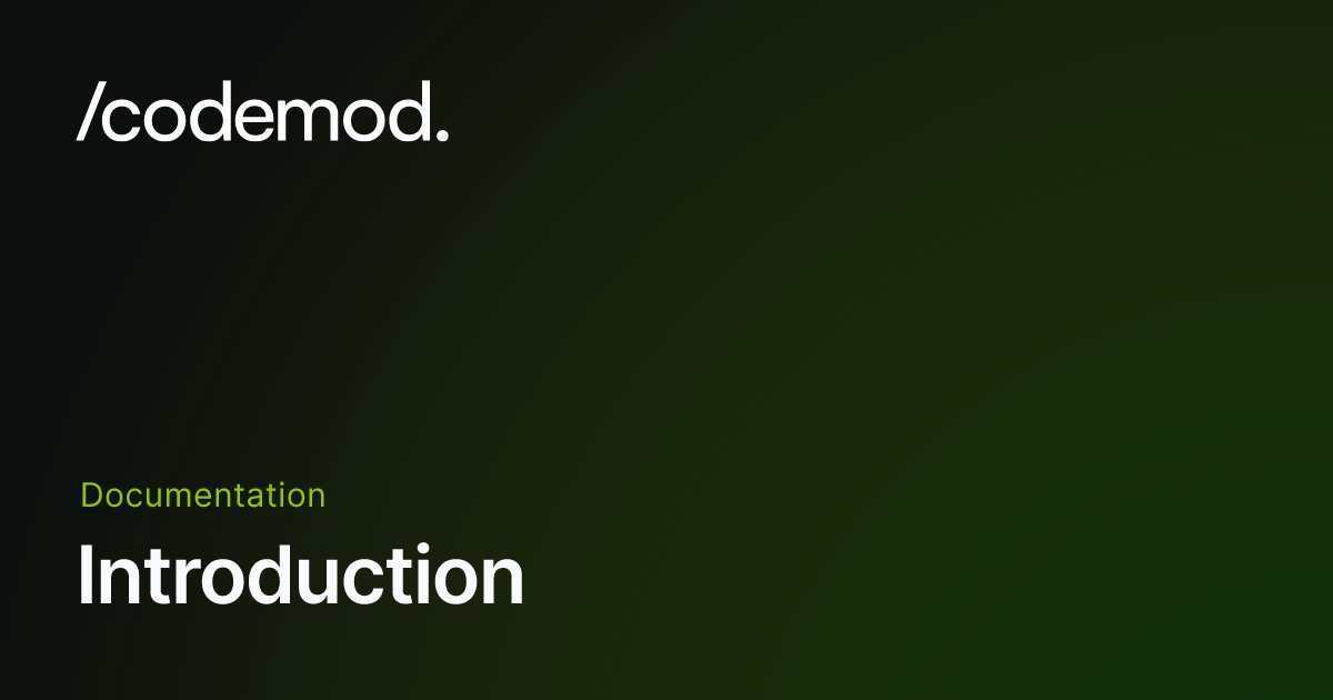 alex__bit's tweet card. Discover, run, and share codemods—right from your terminal. Codemod CLI is Rust-based, open-source, and supports migrations across various programming languages.