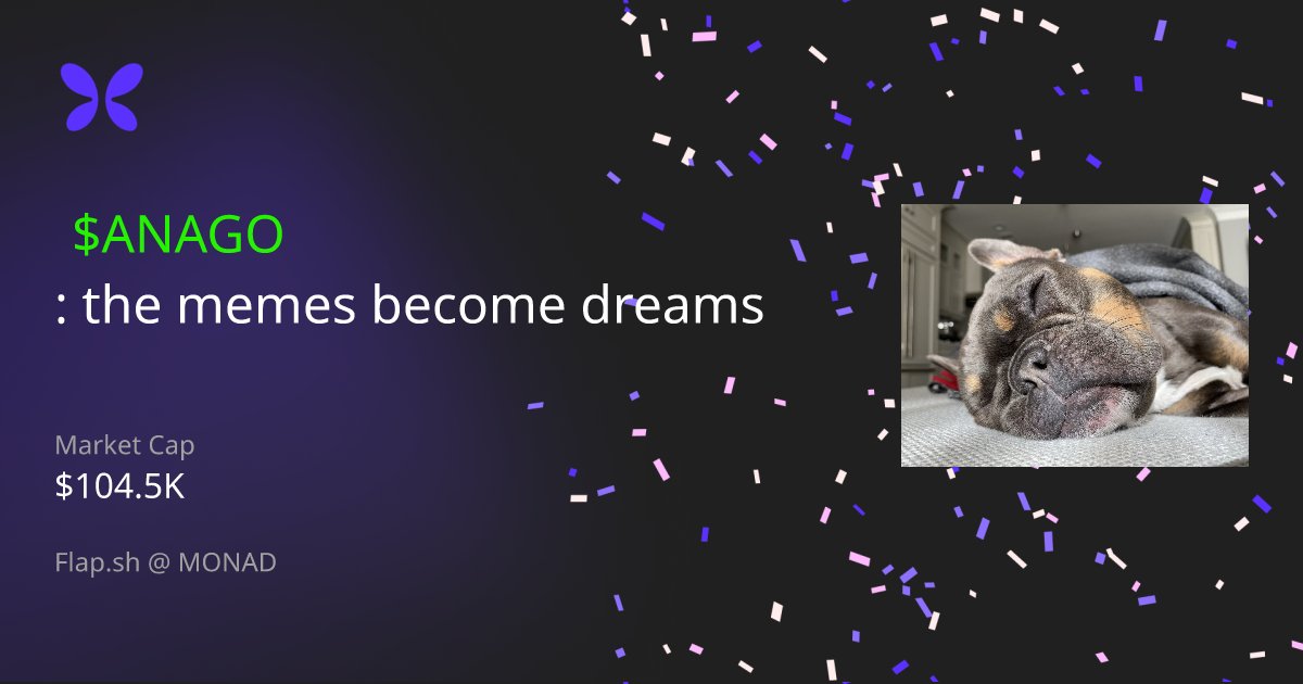 webhogwatrs's tweet card. Create and trade memecoins on Flap — where creators earn forever.