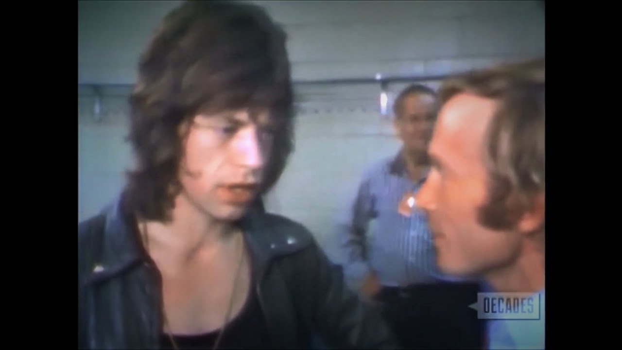 jtdbegg's tweet card. The Dick Cavett Show: Mick Jagger & Bill Wyman (1972)