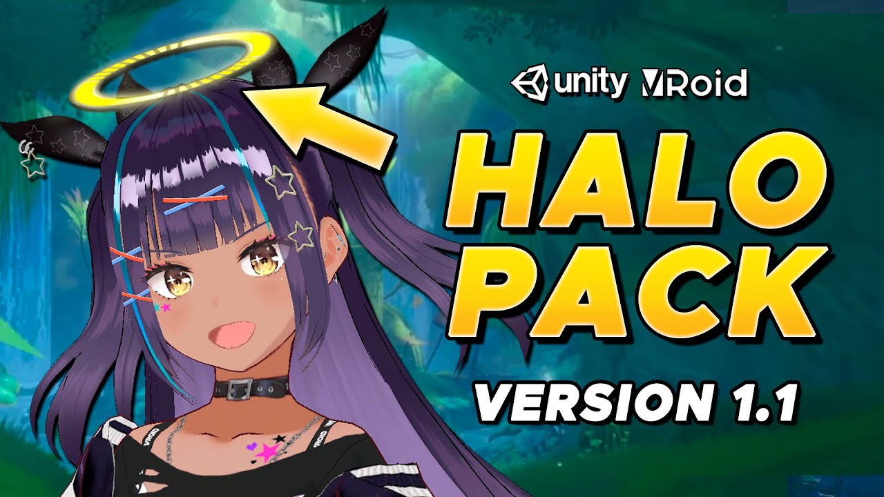ReForgeMode's tweet card. H.A.L.O. Pack has been updated to v1.1! (VSeeFace, VNyan)