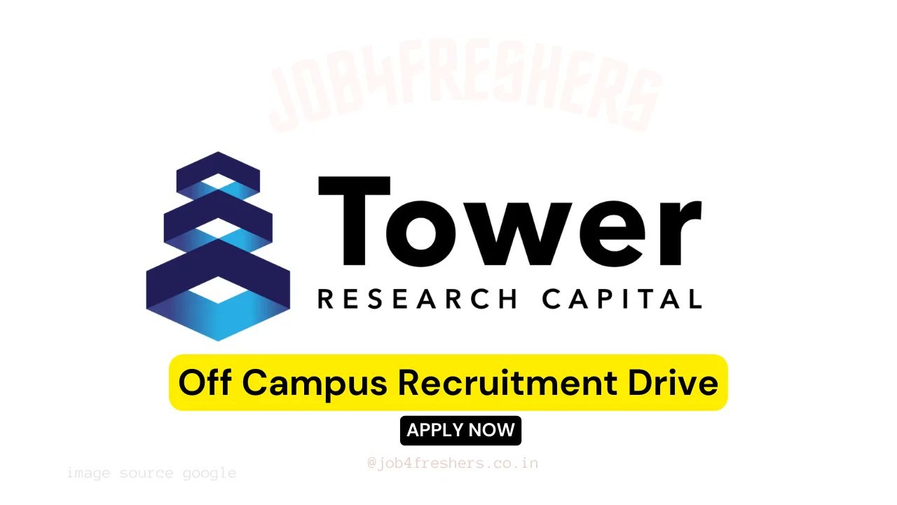 Job4freshers_'s tweet card. Tower Internship Off Campus Drive 2025: Tower a leading company, is set to conduct an Off Campus Drive in 2025, offering opportunities to join as an