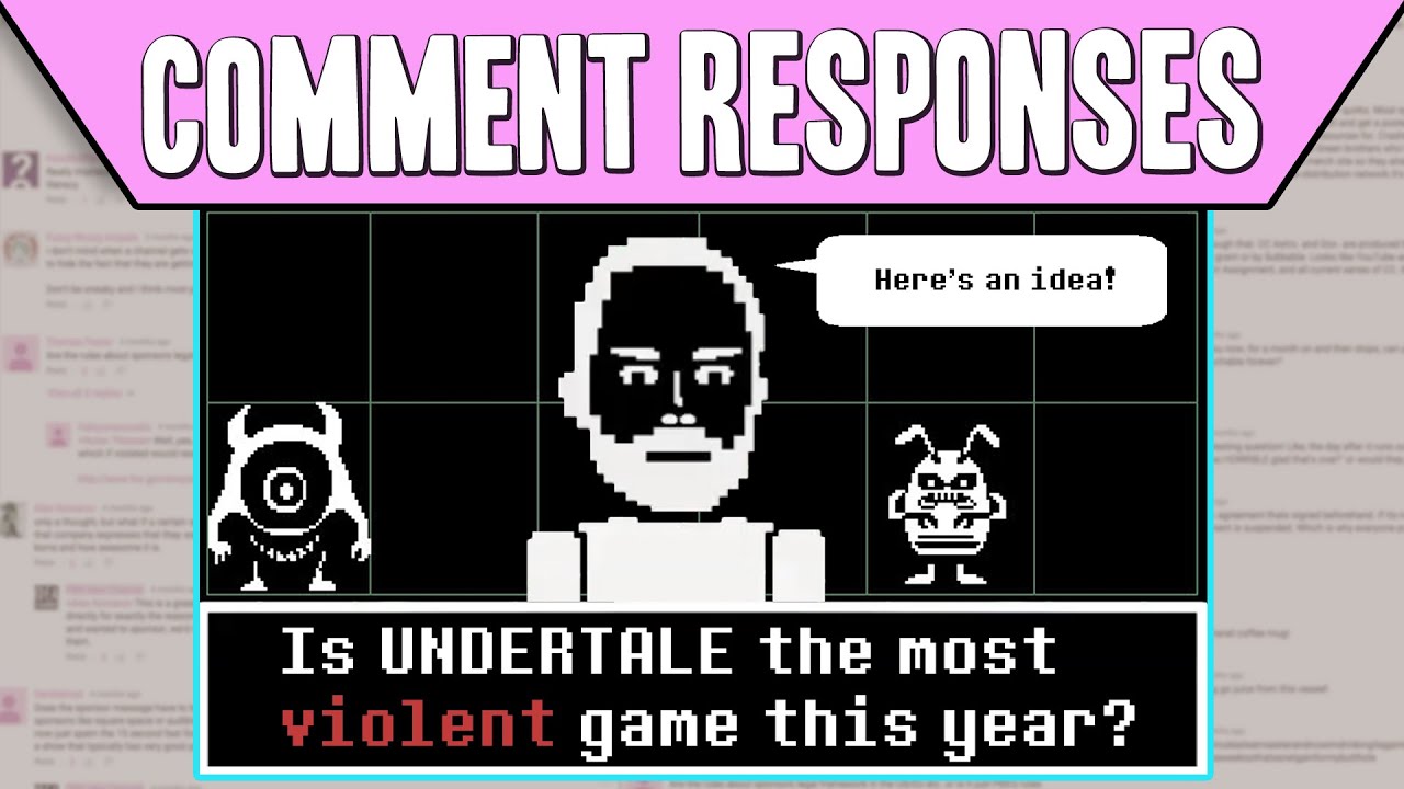 KnowledgePLists's tweet card. Comment Responses: Is Undertale The Most Violent Game This Year? |...