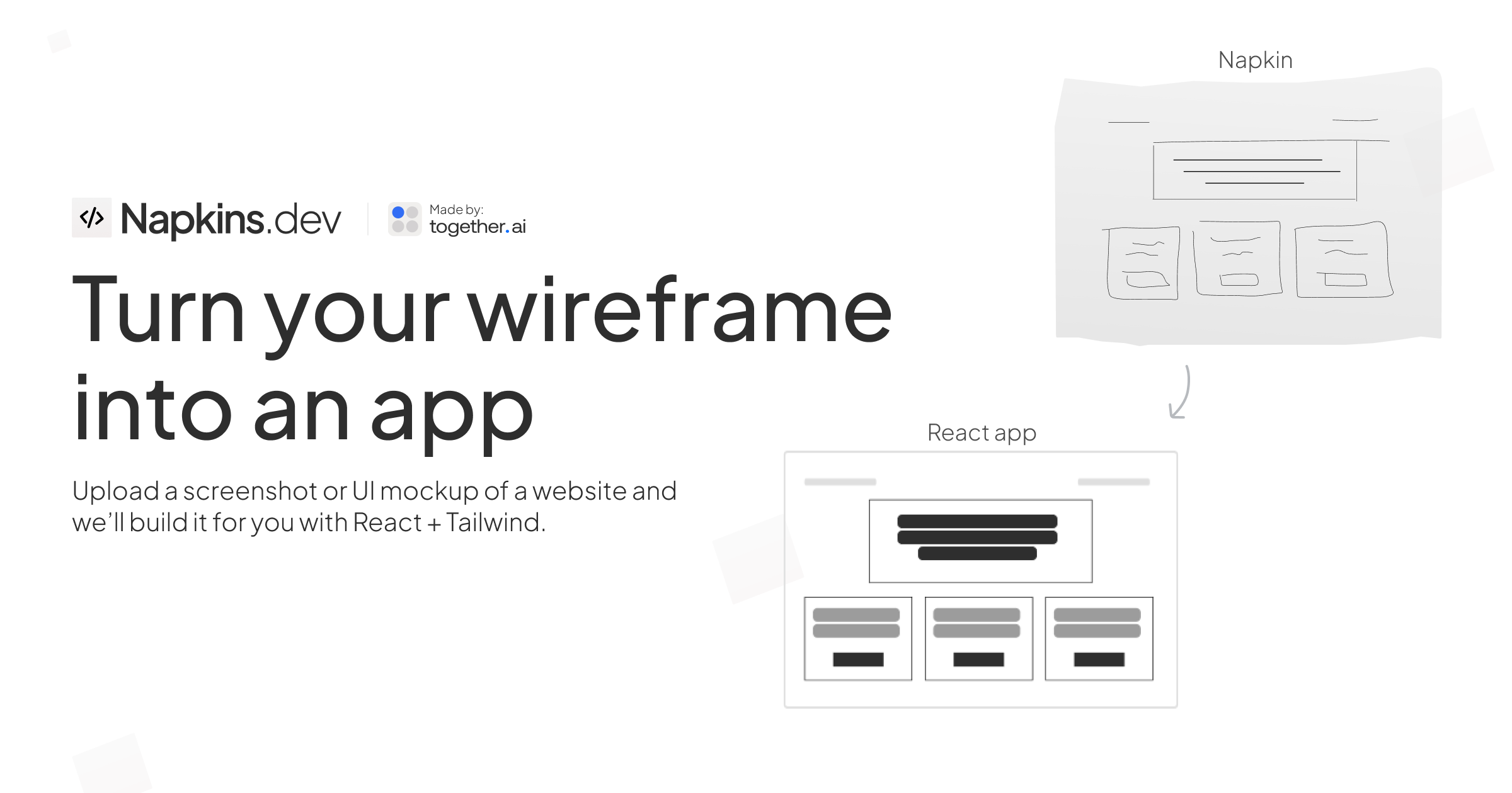 nutlope's tweet card. Generate your next app with a screenshot using Llama 4