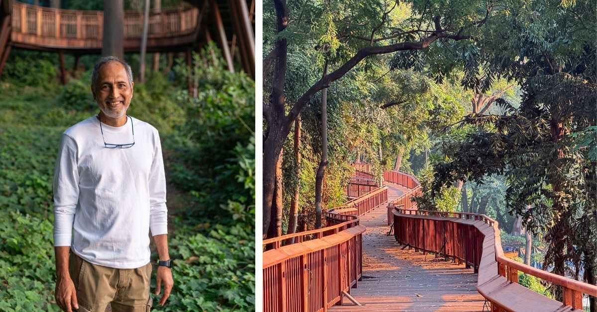 thebetterindia's tweet card. The Malabar nature trail is cradled by the microbiome of the Malabar Forest. Principal architect Rahul Kadri takes us on a guided tour of the walkway, where he explains the design philosophy.