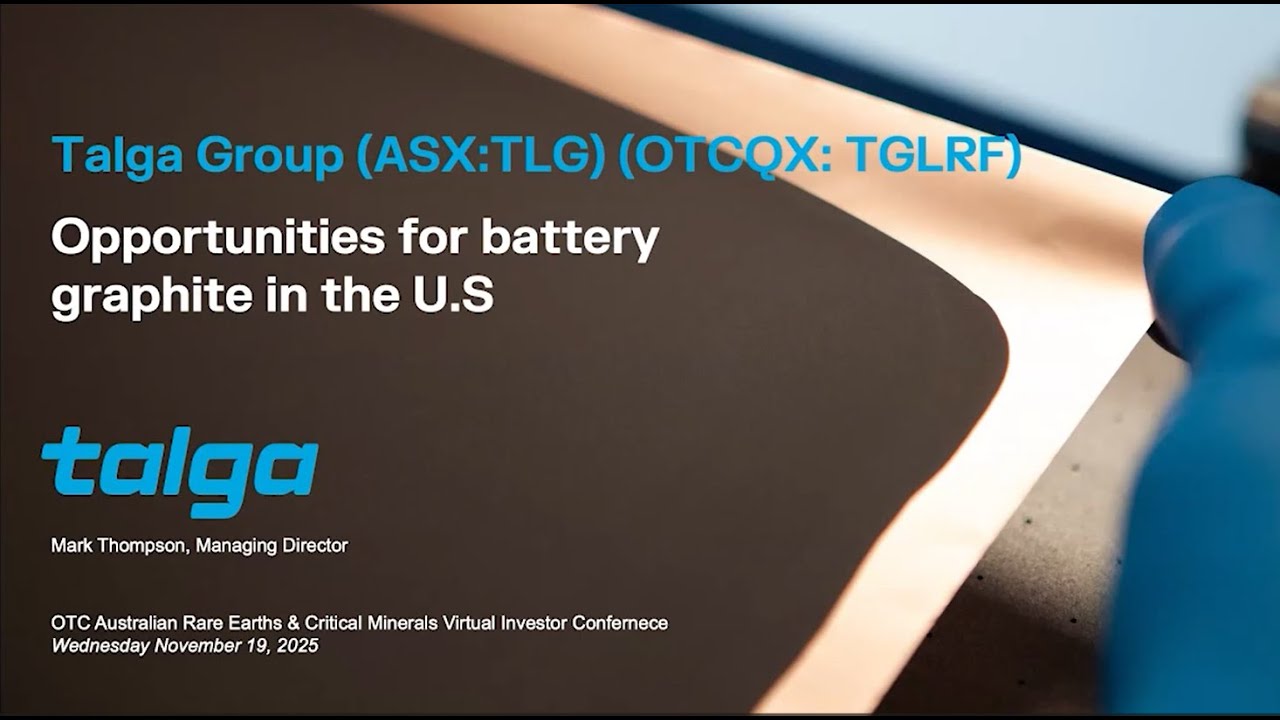 Talga_Ltd's tweet card. Talga Group Ltd. (OTCQX: TLGRF | ASX: TLG): Virtual Investor Confer...