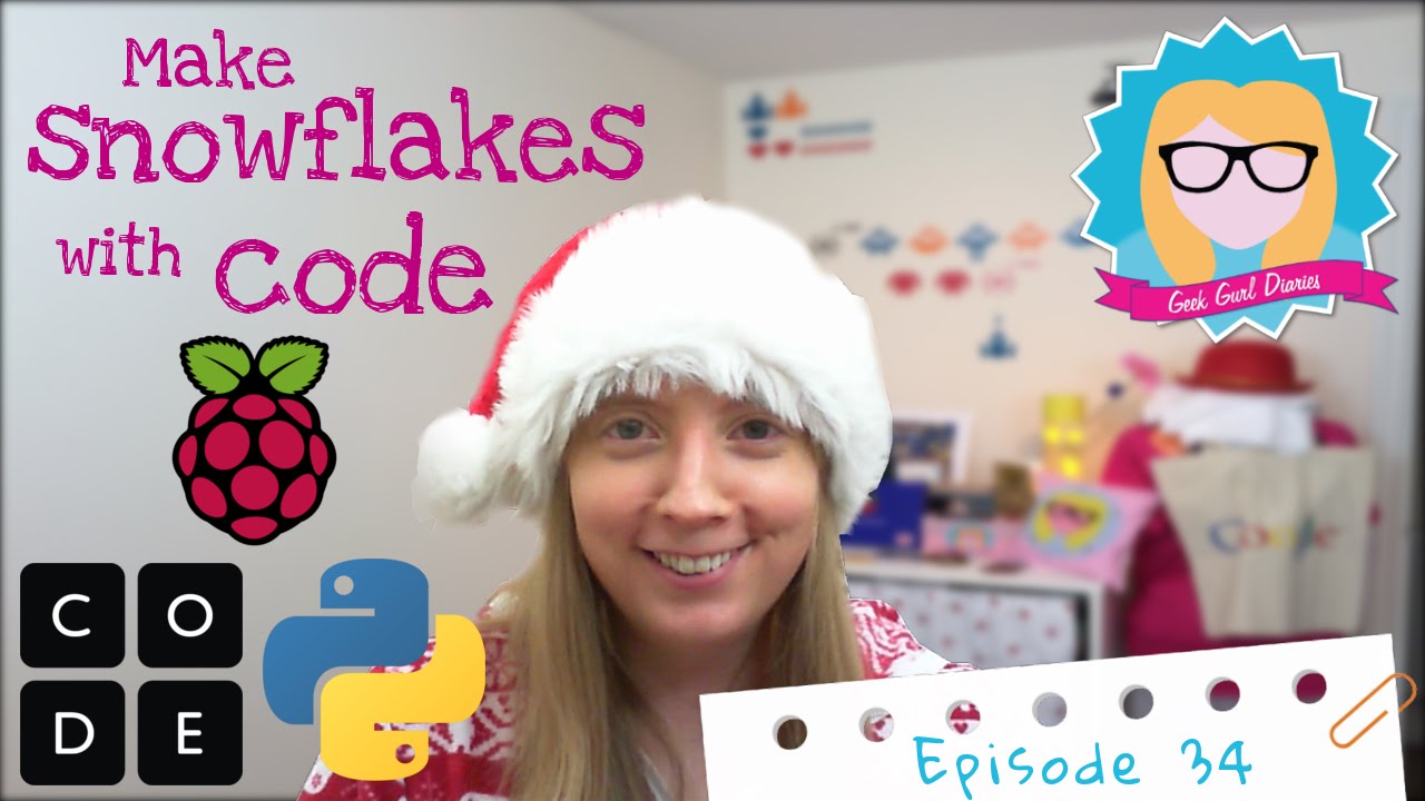 KHPcomputing's tweet card. How to make Snowflakes with Code (Xmas & Hour of Code Special)