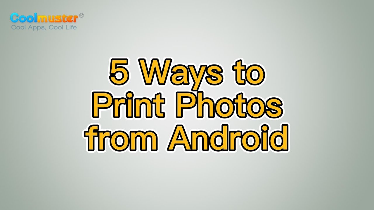 coolmuster's tweet card. How to Print Photos from Android Phone? [Solved]