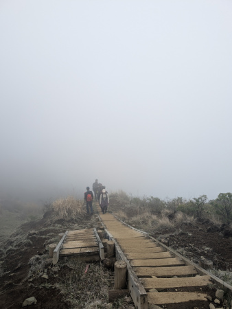 xuonix_com's tweet card. 朝の大倉バス停は、湿った曇天の空気に包まれていた。登山口に立った瞬間、今日の丹沢は完全にガスに覆われていることが分かった。 だが、それでも迷いはなかった。鍋割山、塔ノ岳、三ノ塔――三つのピークを踏み、白霧の稜線を縦走する...