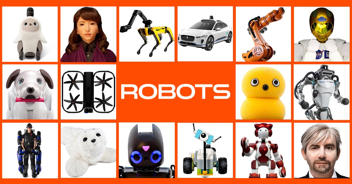 robotsapp's tweet card. The world's largest catalog of robots, drones, and self-driving cars, with thousands of photos, videos, tech specs, news, and information on how to get into robotics. Brought to you by IEEE Spectrum.