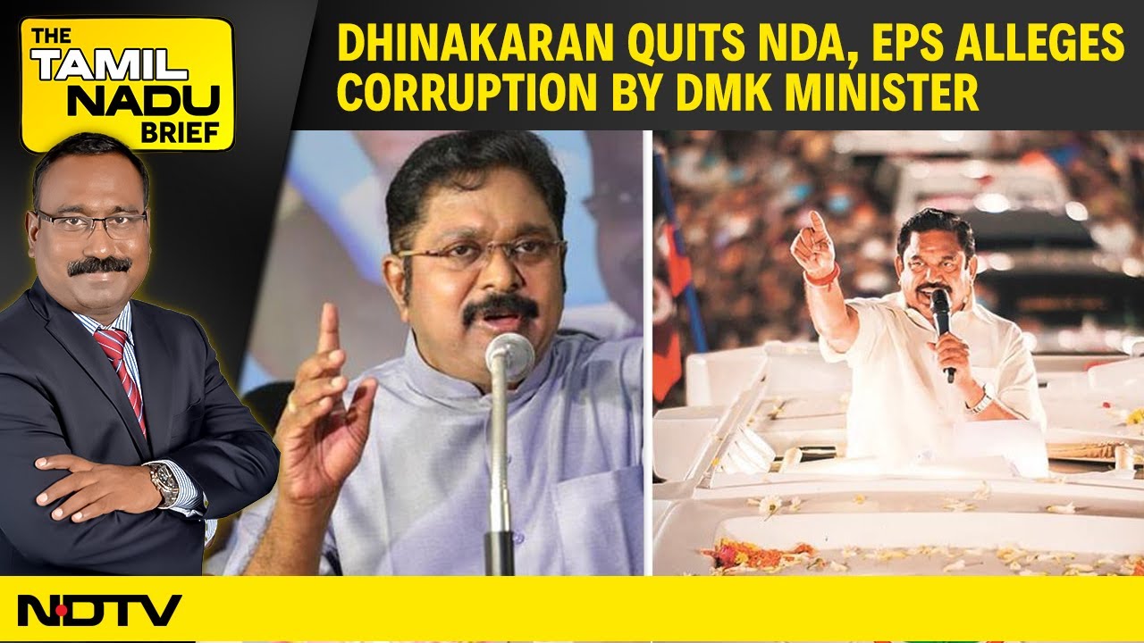 jsamdaniel's tweet card. TTV Dhinakaran Exits NDA, EPS Alleges Major Corruption By DMK...