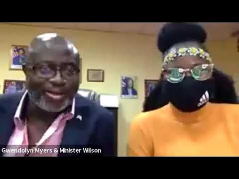 YPSfund's tweet card. Gwendolyn Myer & Hon. Dester Zeogar Wilson discuss Youth Peace &...