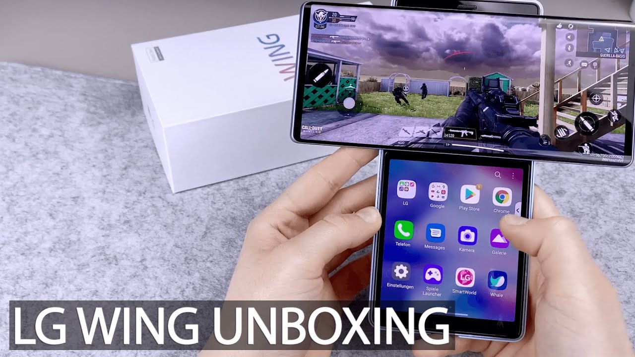 xnerdzika's tweet card. LG Wing - Unboxing + Eindruck eines Gamers
