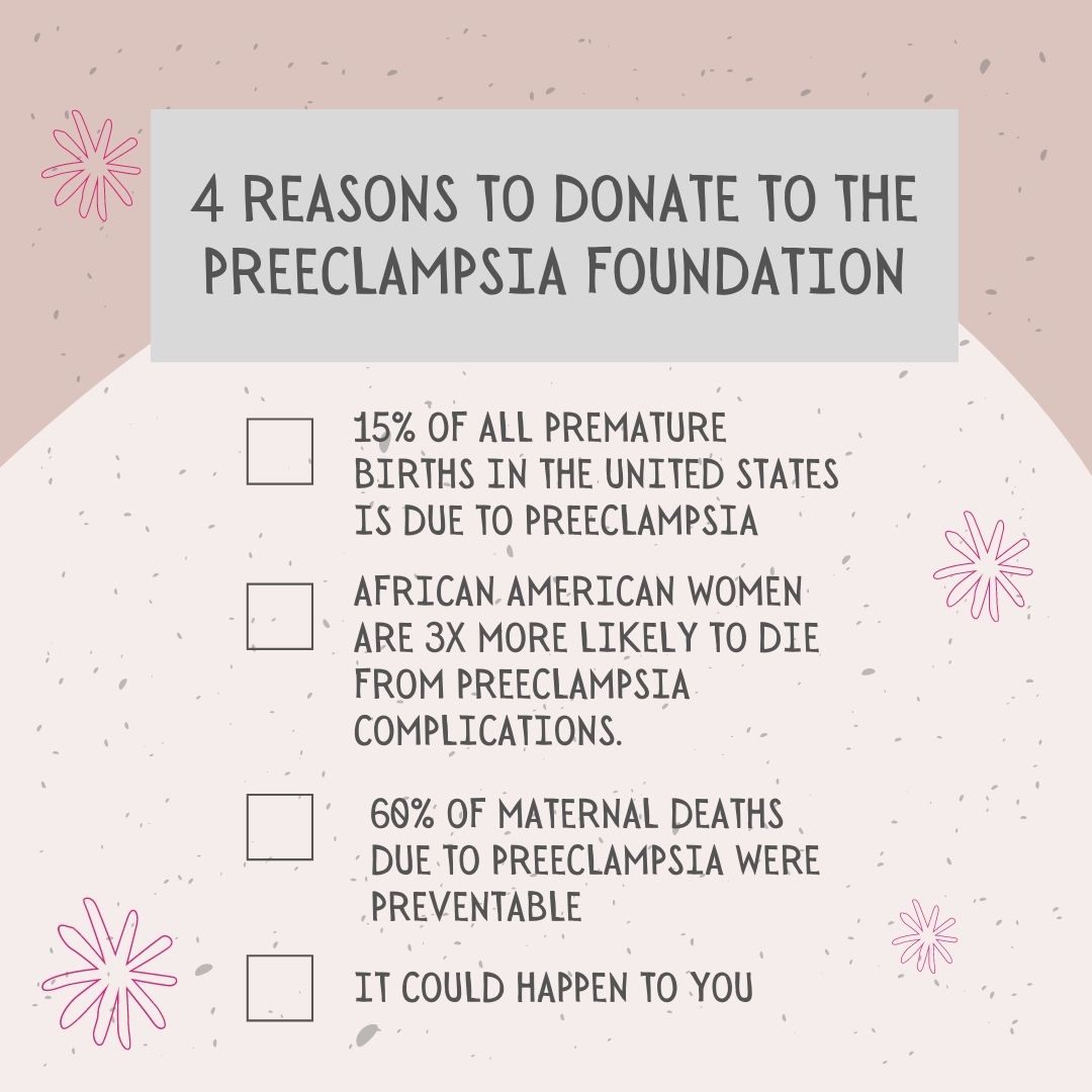 JccnJ's tweet card. The Preeclampsia Foundation is a non-profit organization that supports moms and babies who suffer the effects of all the hypertensive issues in pregnancy and