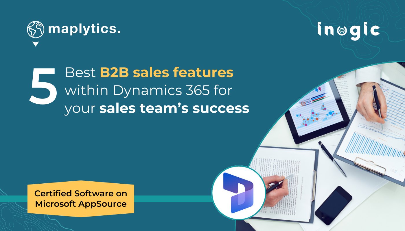 Maplytics's tweet card. In this blog let’s break down the five best cost-effective features your B2B sales team can’t afford to ignore for sales success.