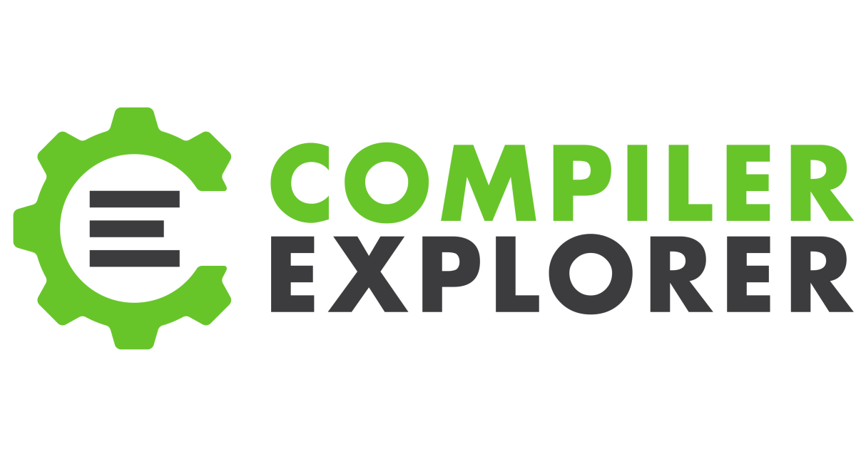 mattgodbolt's tweet card. The official Compiler Explorer shop! Come show your support for CE and get cool gear!