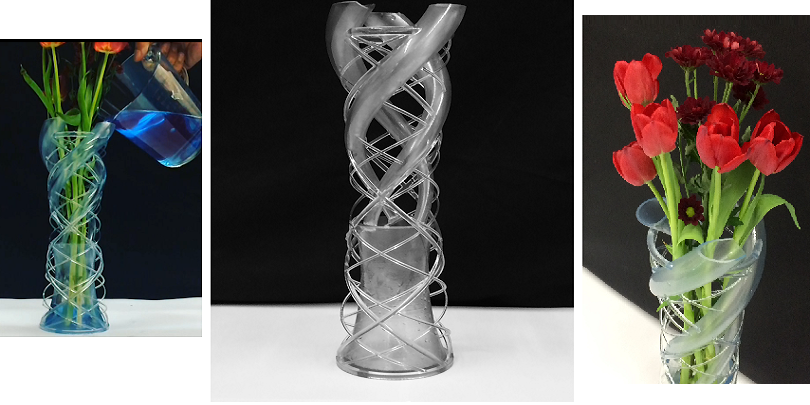 EntangleDesign's tweet card. A University of Lincoln (England) assignment to create a brand of 3D printed products targeting a specific demographic blossomed into the “Intertwine” flower vase, part of the “Entangle” brand of h...