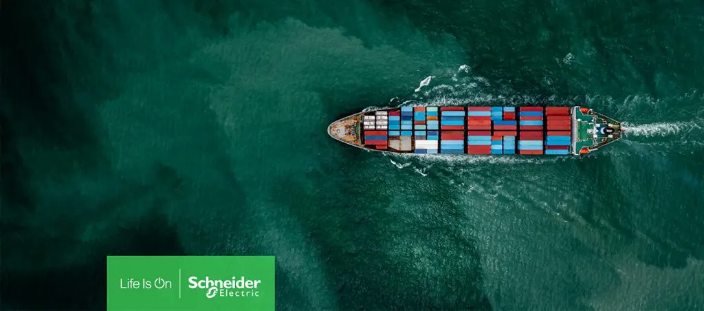 renovaveispt's tweet card. Como parte do seu compromisso de longa data com cadeias de valor net-zero, a Schneider Electric está a acelerar a descarbonização do Âmbito 3.