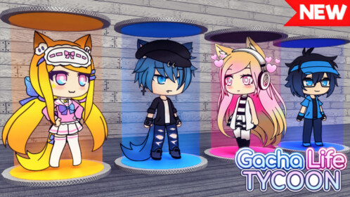 DxubleG's tweet card. Welcome to Gacha Tycoon. Choose your character and build it! 💾 Your Tycoon will saving Automatically! ⭐ Private Servers are FREE! Have fun in a private server with friends for no cost at all. 😄...