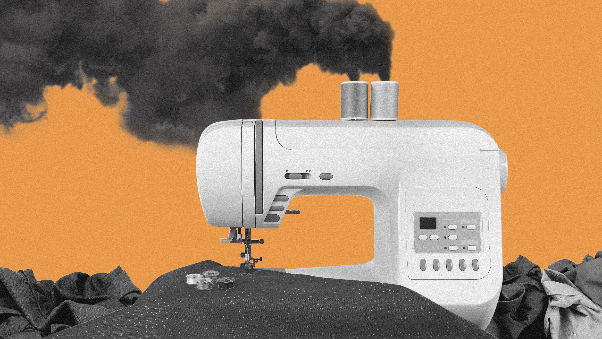 TextileHive's tweet card. As if the climate crisis wasn't dire enough.