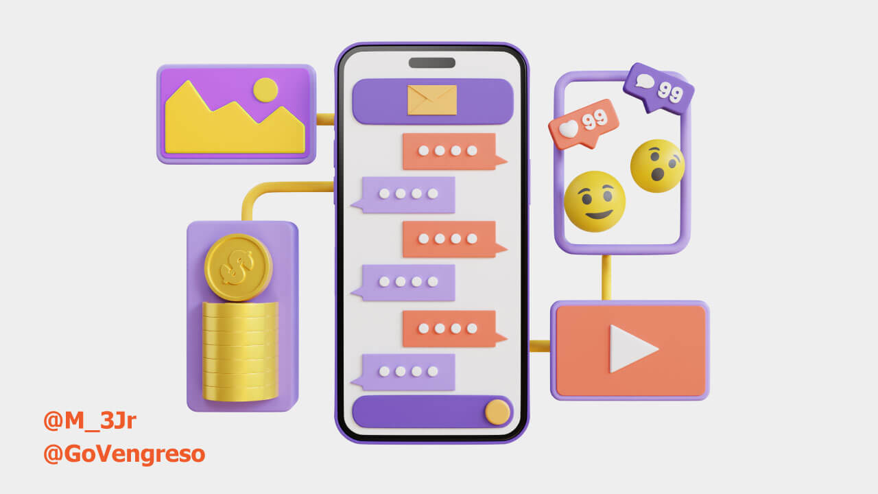 GoVengreso's tweet card. Explore the key differences in strategies and tools between social media marketing vs social selling to enhance your business's revenue.