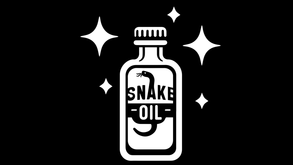 brad_frost's tweet card. Be distrustful when AI is hyped as a cure-all—but don’t assume it’s useless just because it doesn’t live up to outlandish promises.