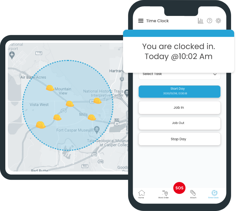 allGeoPlatform's tweet card. Time tracking for Manufacturing | allGeo