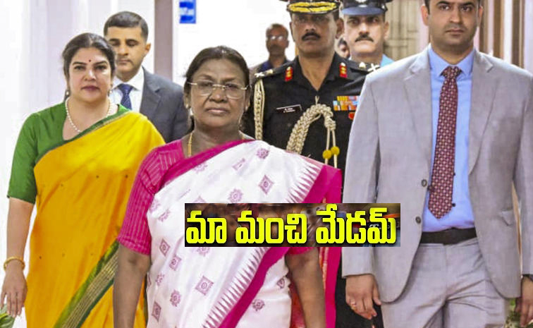 sakshinews's tweet card. రాష్ట్ర‌ప‌తి ఒడిశా ప‌ర్య‌ట‌న‌లో ఆస‌క్తిక‌ర స‌న్నివేశం