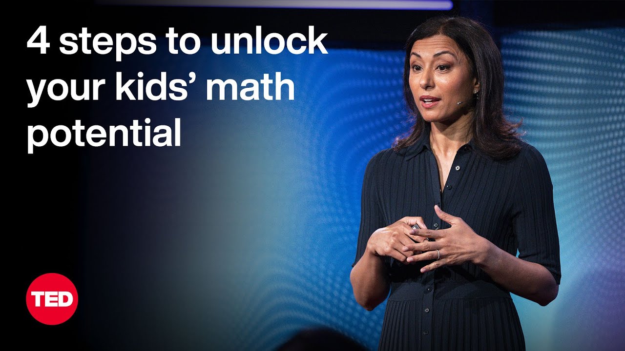 CCB_YouTube's tweet card. 4 Steps to Unlock Your Kid's Math Potential | Shalinee Sharma | TED