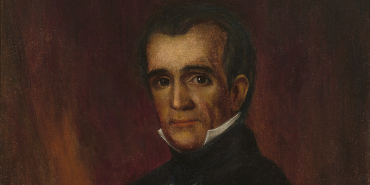 peterbakernyt's tweet card. James K. Polk expanded the U.S. more than any other president. Now his portrait hangs in the Oval Office, a signal that President Trump’s ambition to take over Canada, Greenland and other territory...