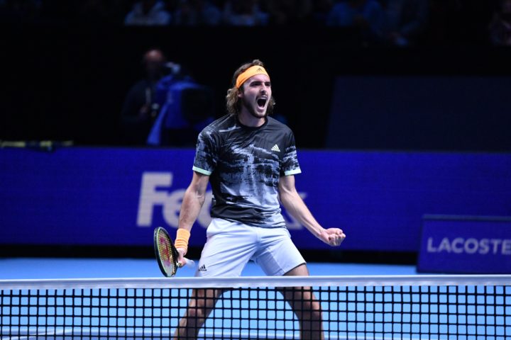 Santorini227's tweet card. Greek tennis star Stefanos Tsitsipas won the first match of the Nitto ATP Finals in London on Monday afternoon, beating Russia’s Daniil Medvedev. The 21-year old Greek star beat the Russian athlete...